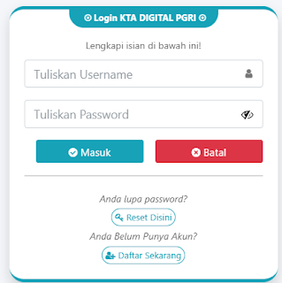 Register PGRI Salatiga - Persatuan Guru Republik Indonesia Cabang Salatiga